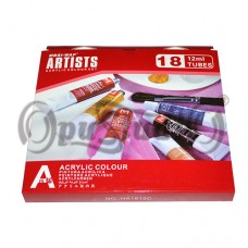 Краска акриловая Artists 18 цветов Краска акриловая Artists 18 цветов