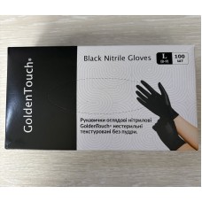 Перчатки нитриловые GoldenTouch Black Перчатки нитриловые GoldenTouch Black